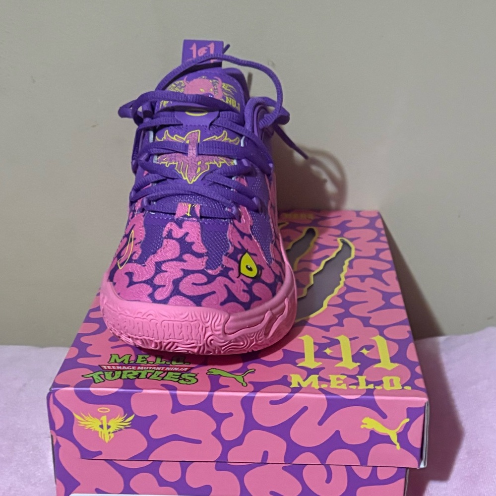 2 day Sale! PUMA x LAMELO BALL x TMNT MB.03 Lo Krang juniors/Big kid new in box - Picture 7 of 7